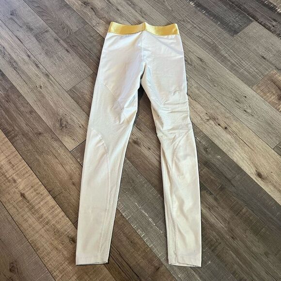 Nike Women's Pro Warm
7/8 Training Tights (Light
Cream/Gold small - Picture 3 of 11